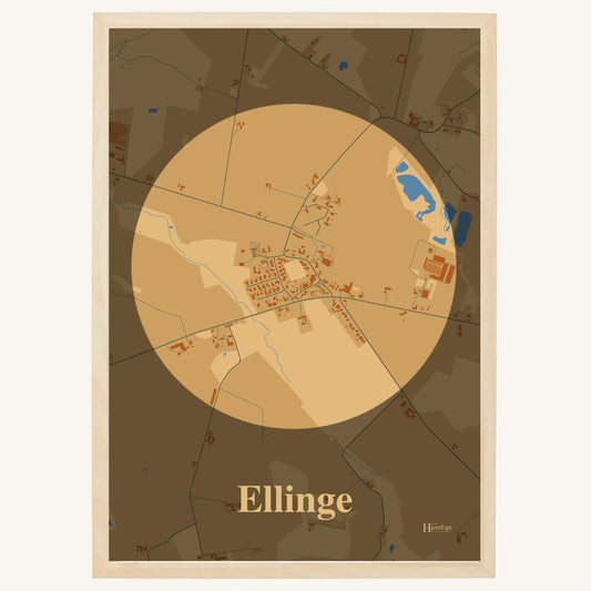 Ellinge plakat – Centrum 2026 – Lys pastel brun
