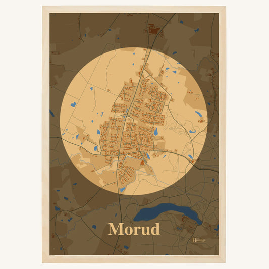 Morud Plakat – Lys pastel brun