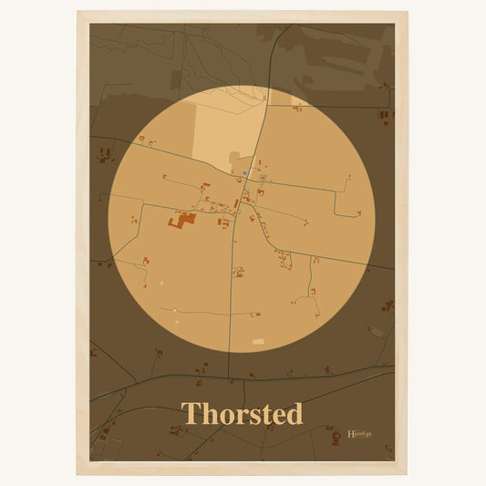 Thorsted plakat – Centrum 2026 – Lys pastel brun