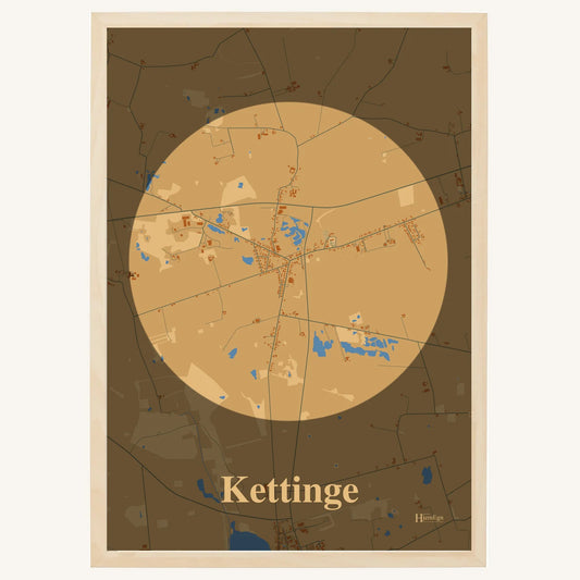 Kettinge plakat – Centrum 2026 – Lys pastel brun