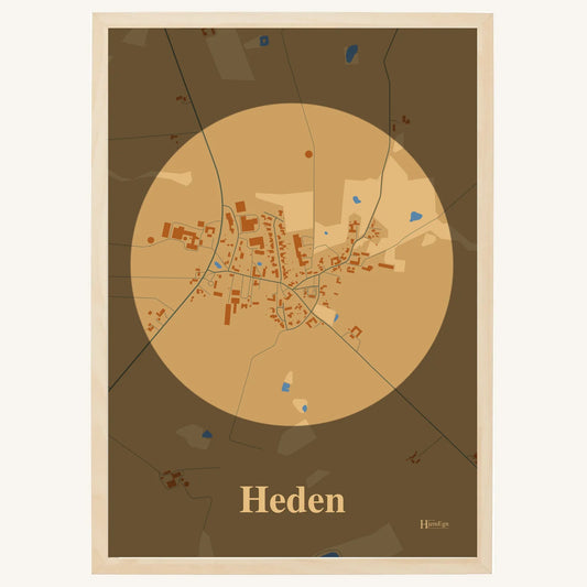 Heden plakat – Centrum 2026 – Lys pastel brun