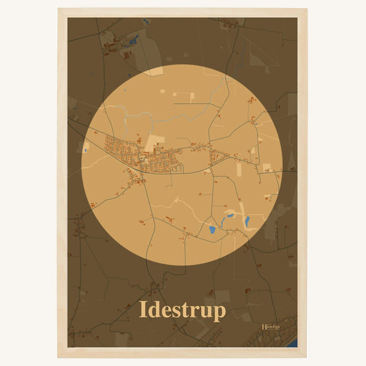 Idestrup plakat – Centrum 2026 – Lys pastel brun