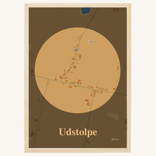 Udstolpe plakat – Centrum 2026 – Lys pastel brun