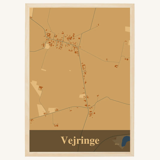 Vejringe plakat – Firkantet 2026 – Lys pastel brun