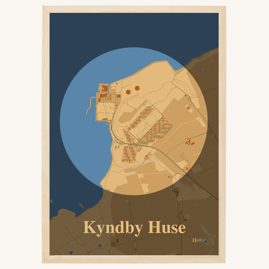 Kyndby Huse plakat – Centrum 2026 – Lys pastel brun