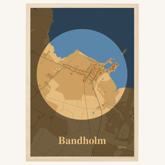 Bandholm plakat – Centrum 2026 – Lys pastel brun