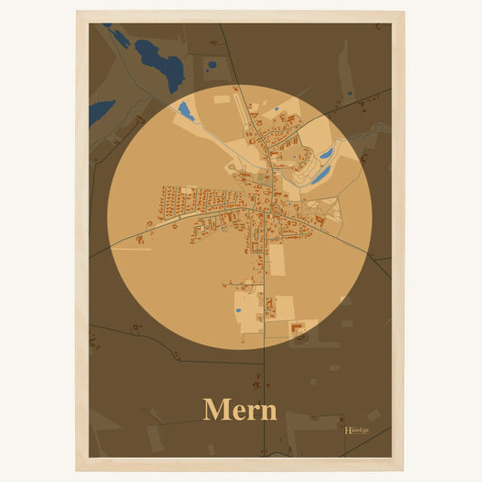 Mern Plakat – Lys pastel brun