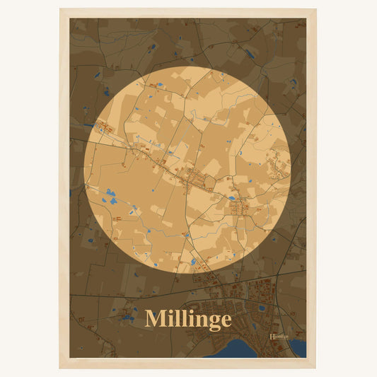 Millinge plakat – Centrum 2026 – Lys pastel brun