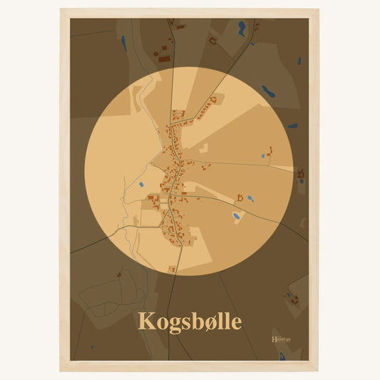 Kogsbølle plakat – Centrum 2026 – Lys pastel brun
