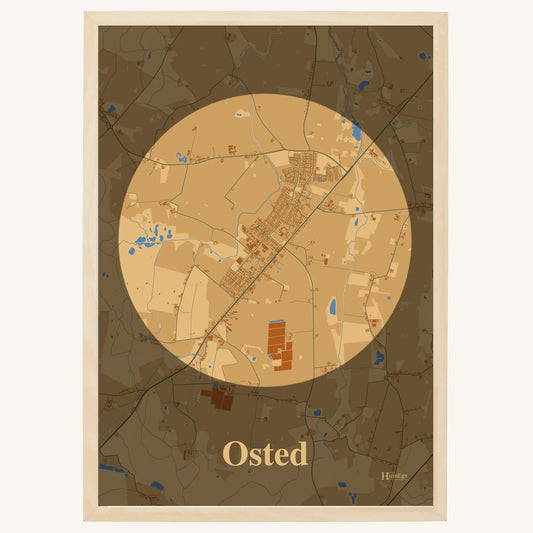 Osted plakat – Centrum 2026 – Lys pastel brun