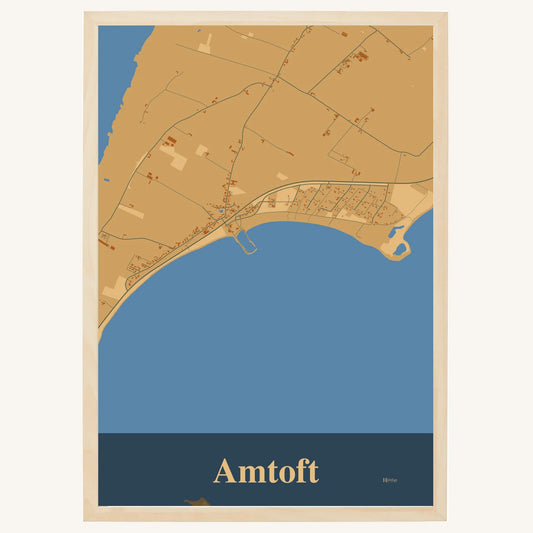Amtoft plakat – Firkantet 2026 – Lys pastel brun