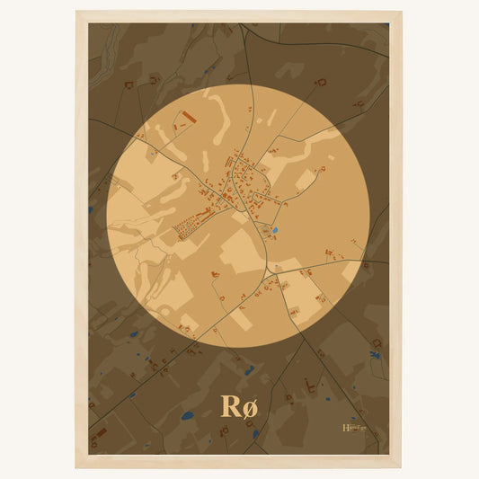 Rø plakat – Centrum 2026 – Lys pastel brun