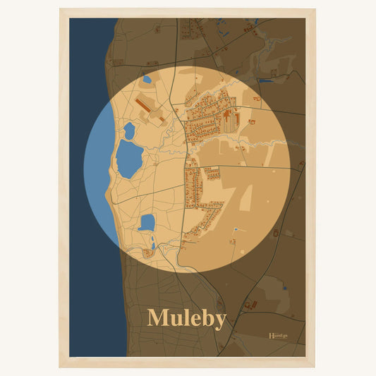 Muleby plakat – Centrum 2026 – Lys pastel brun