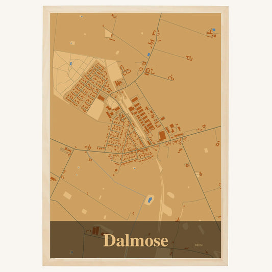 Dalmose Plakat – Lys pastel brun
