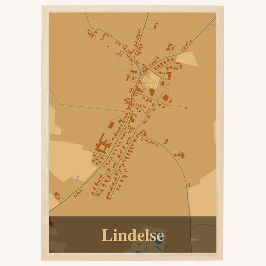 Lindelse plakat – Firkantet 2026 – Lys pastel brun