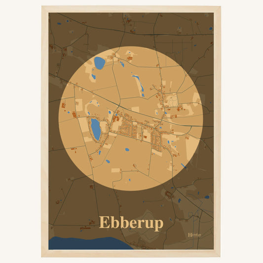 Ebberup plakat – Centrum 2026 – Lys pastel brun