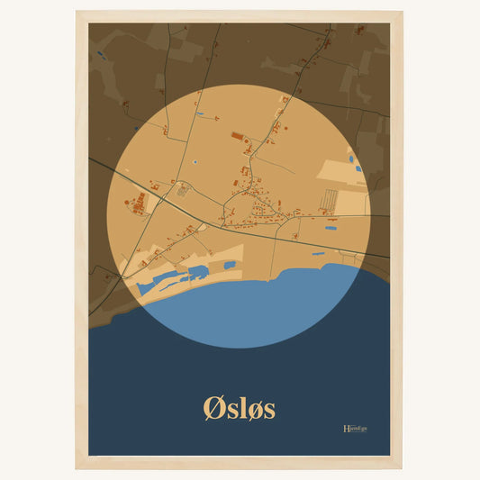 Øsløs plakat – Centrum 2026 – Lys pastel brun