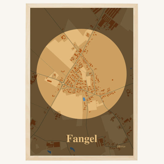Fangel plakat – Centrum 2026 – Lys pastel brun