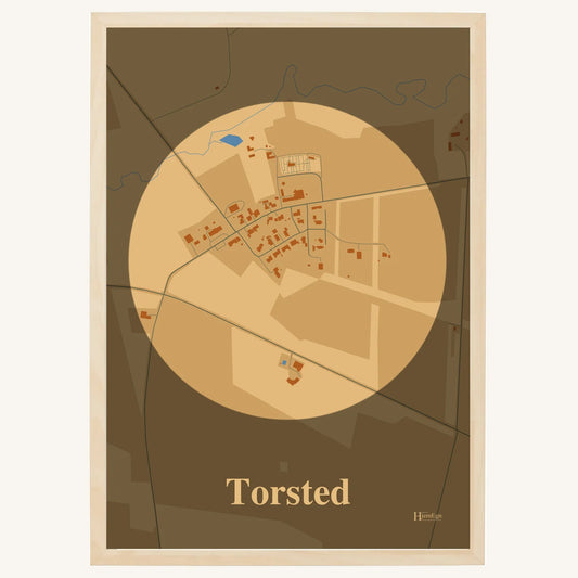 Torsted plakat – Centrum 2026 – Lys pastel brun