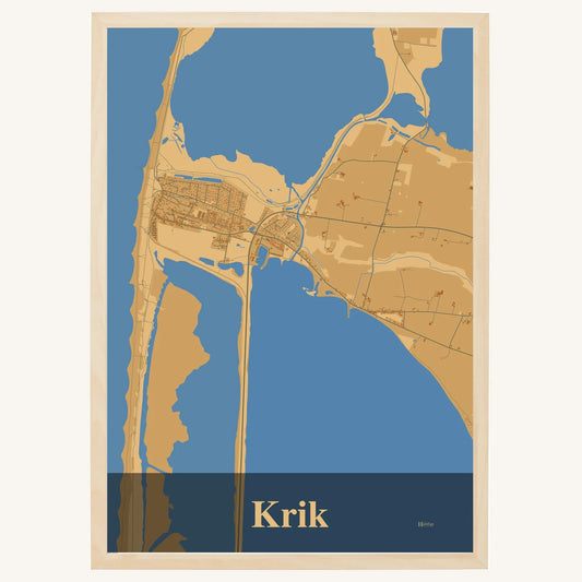 Krik plakat – Firkantet 2026 – Lys pastel brun