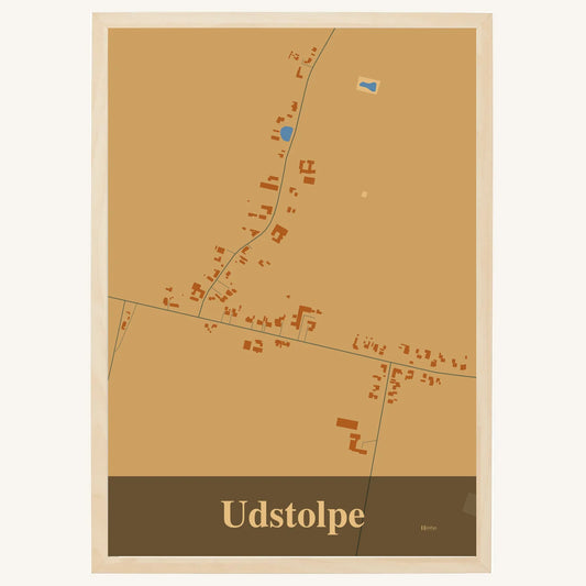 Udstolpe plakat – Firkantet 2026 – Lys pastel brun