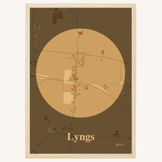 Lyngs plakat – Centrum 2026 – Lys pastel brun