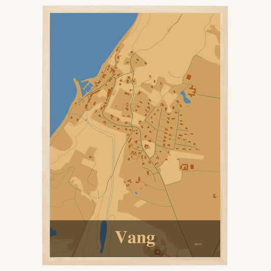Vang plakat – Firkantet 2026 – Lys pastel brun