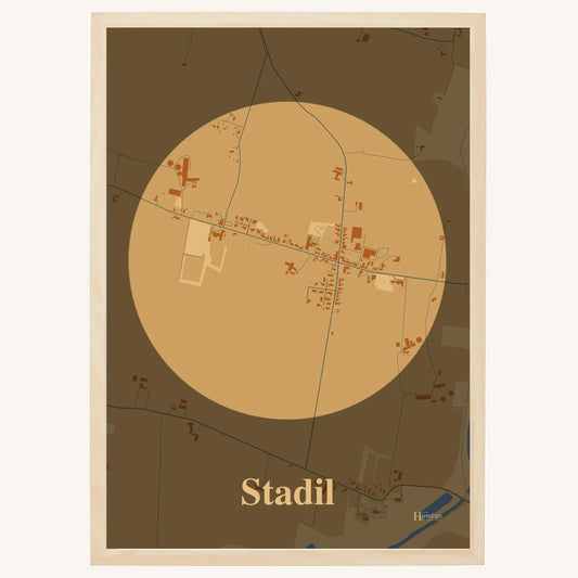 Stadil plakat – Centrum 2026 – Lys pastel brun