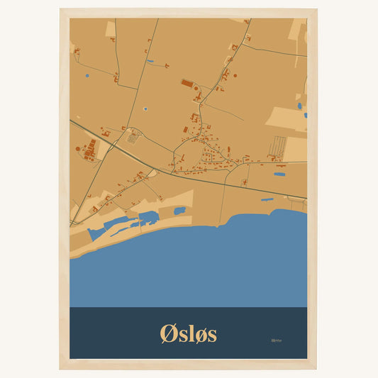 Øsløs plakat – Firkantet 2026 – Lys pastel brun