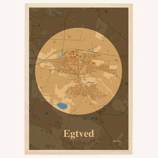 Egtved Plakat – Lys pastel brun