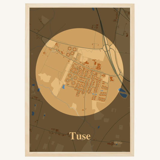 Tuse Plakat – Lys pastel brun