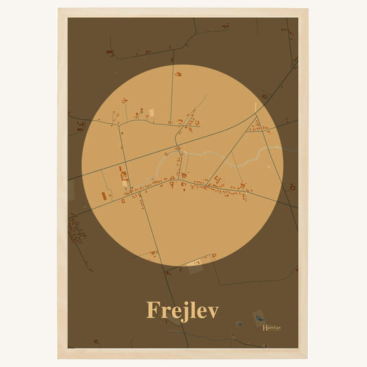 Frejlev plakat – Centrum 2026 – Lys pastel brun