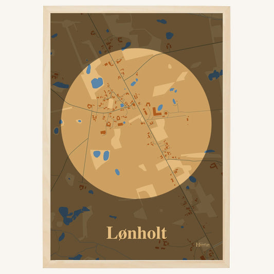Lønholt plakat – Centrum 2026 – Lys pastel brun