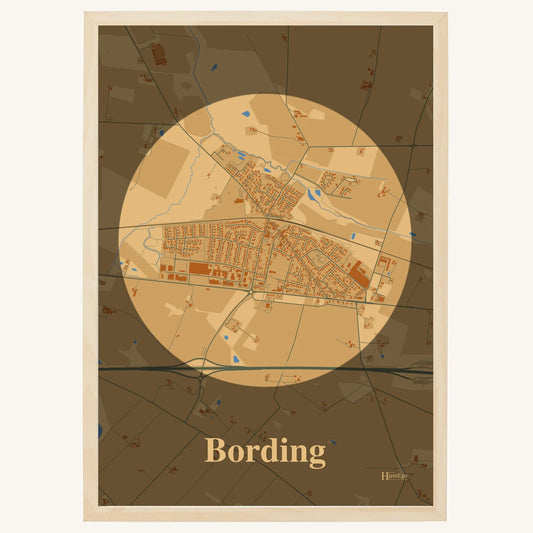 Bording plakat – Centrum 2026 – Lys pastel brun
