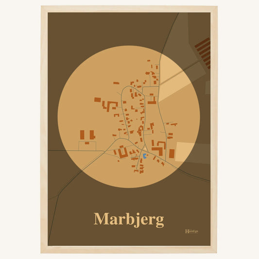 Marbjerg plakat – Centrum 2026 – Lys pastel brun