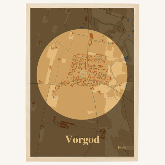 Vorgod plakat – Centrum 2026 – Lys pastel brun