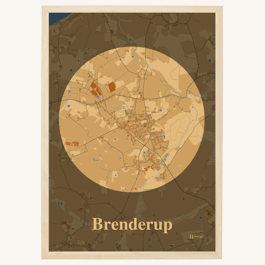 Brenderup plakat – Centrum 2026 – Lys pastel brun