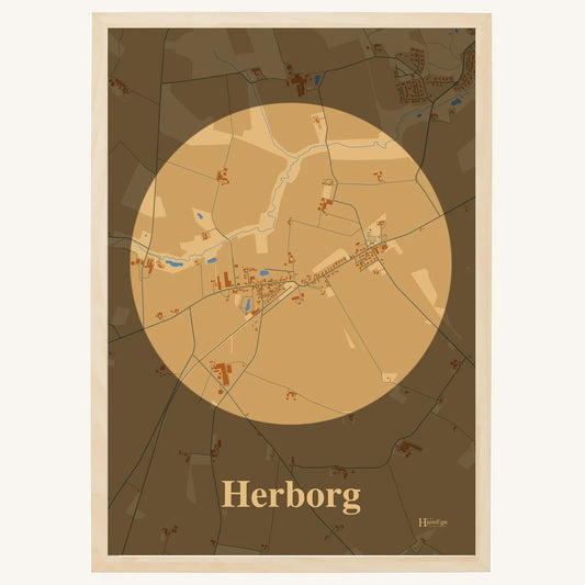 Herborg plakat – Centrum 2026 – Lys pastel brun
