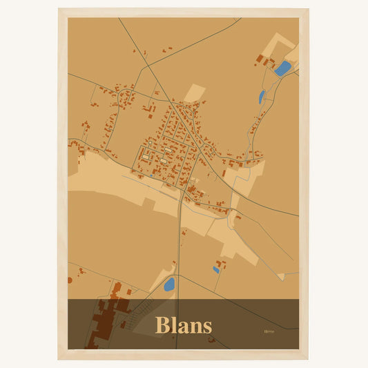 Blans Plakat – Lys pastel brun