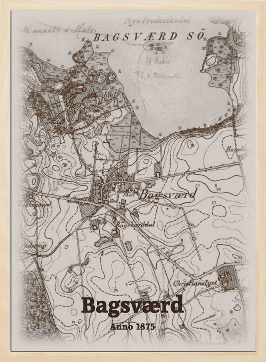 Bagsværd 1875 - HjemEgn Nostalgi plakat - Hjemegn