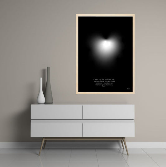 Lyset skinner i mørket, og mørket fik ikke bugt med det. - Hjemegn