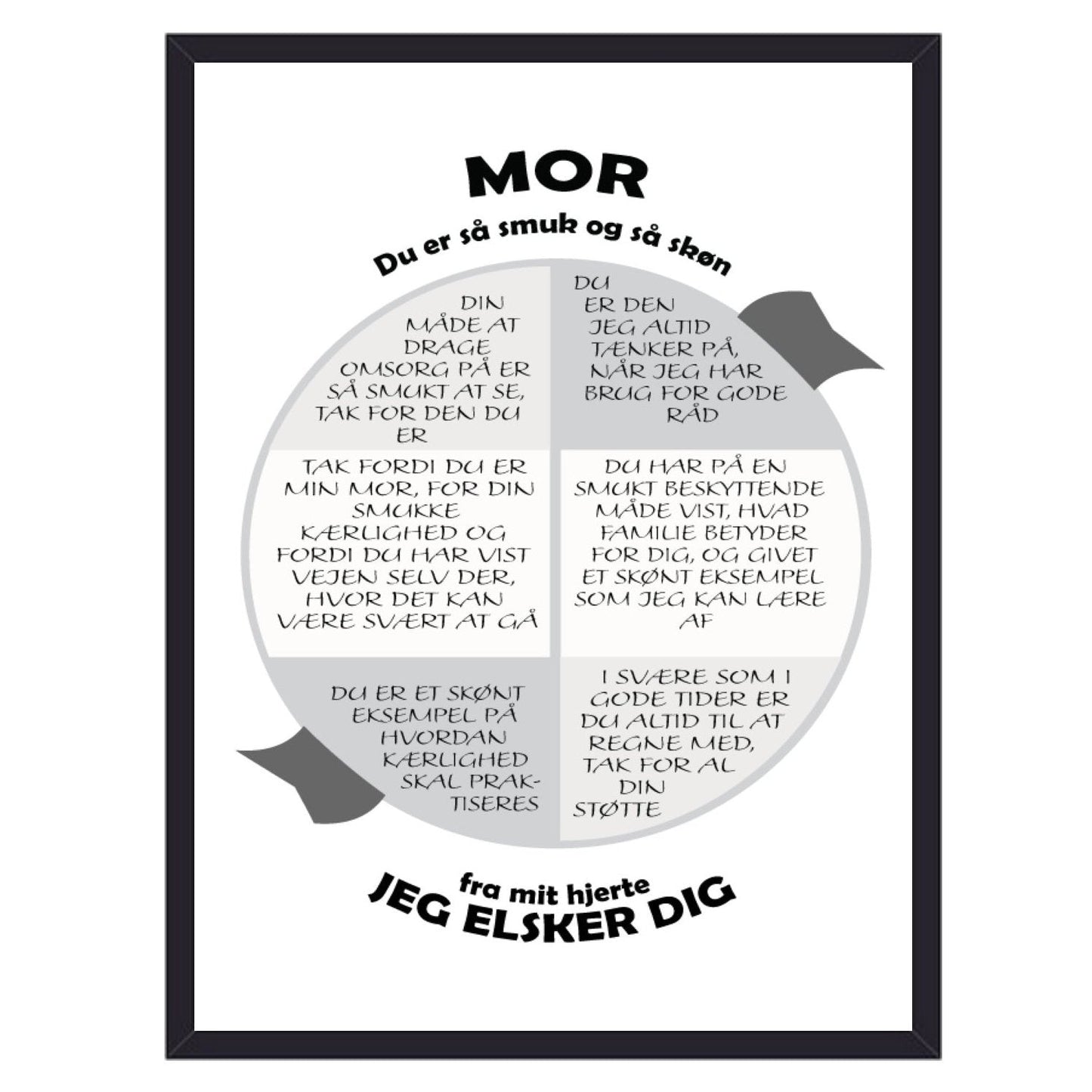 mor personlig citat plakat