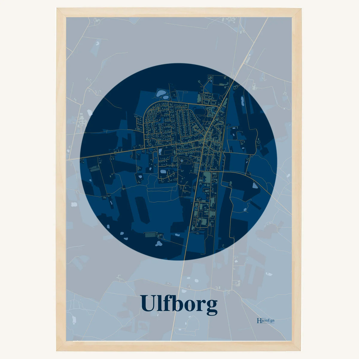 Ulfborg plakat – Centrum 2026 – Mørk blå