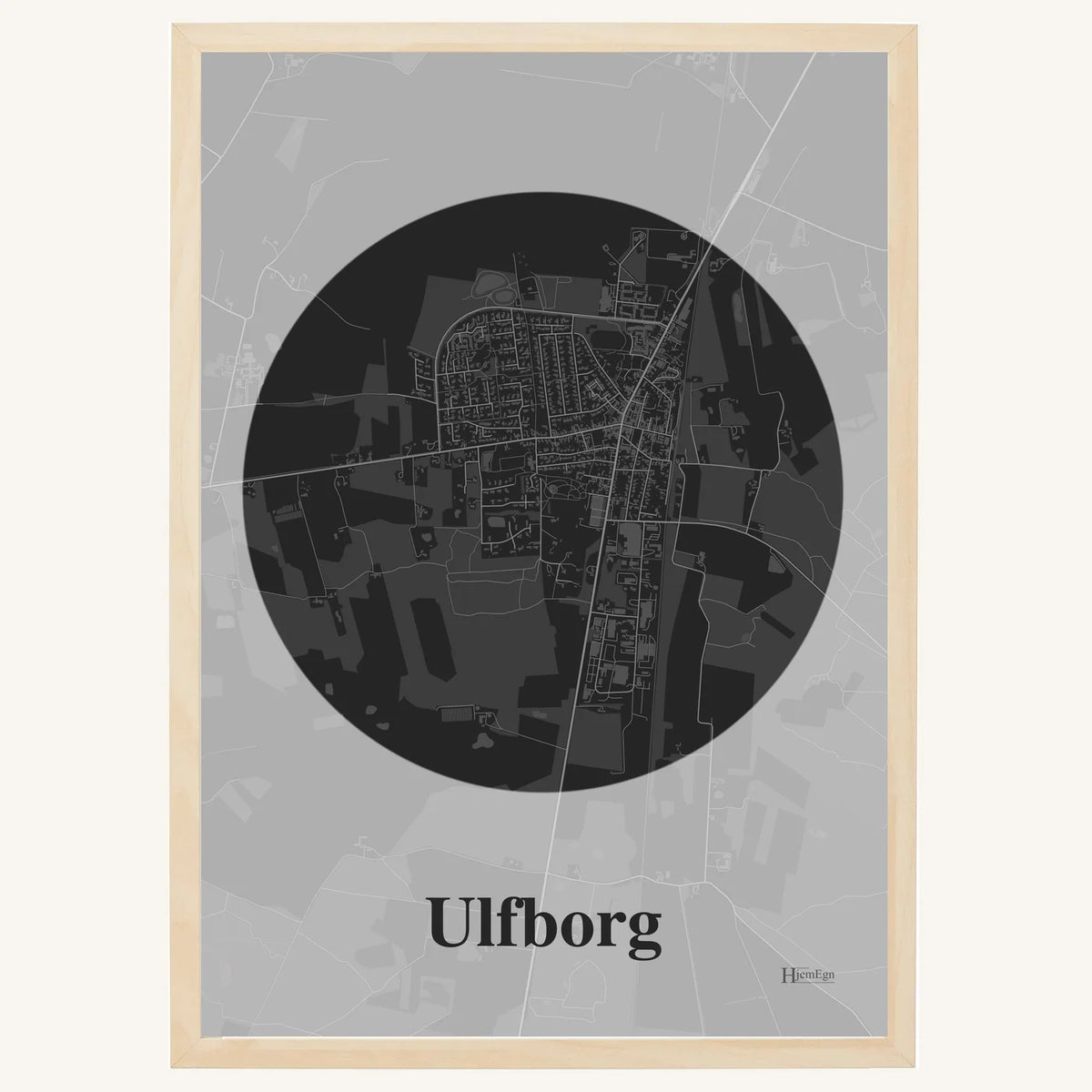 Ulfborg plakat – Centrum 2026 – Mørk grå