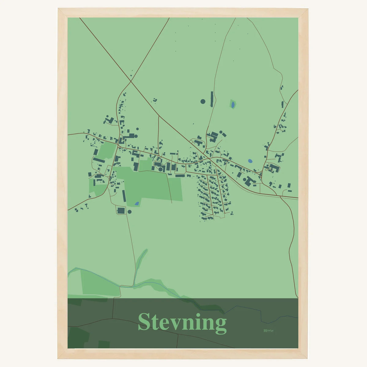 Stevning plakat – Firkantet 2026 – Lys pastel grøn