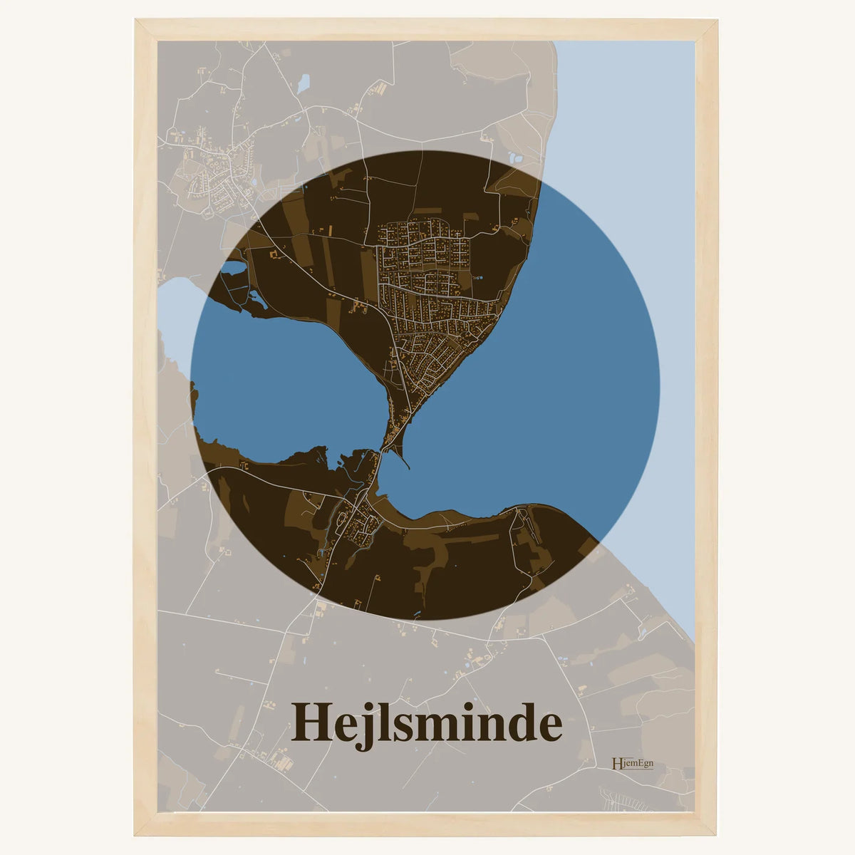 Hejlsminde plakat – Centrum 2026 – Mørk brun
