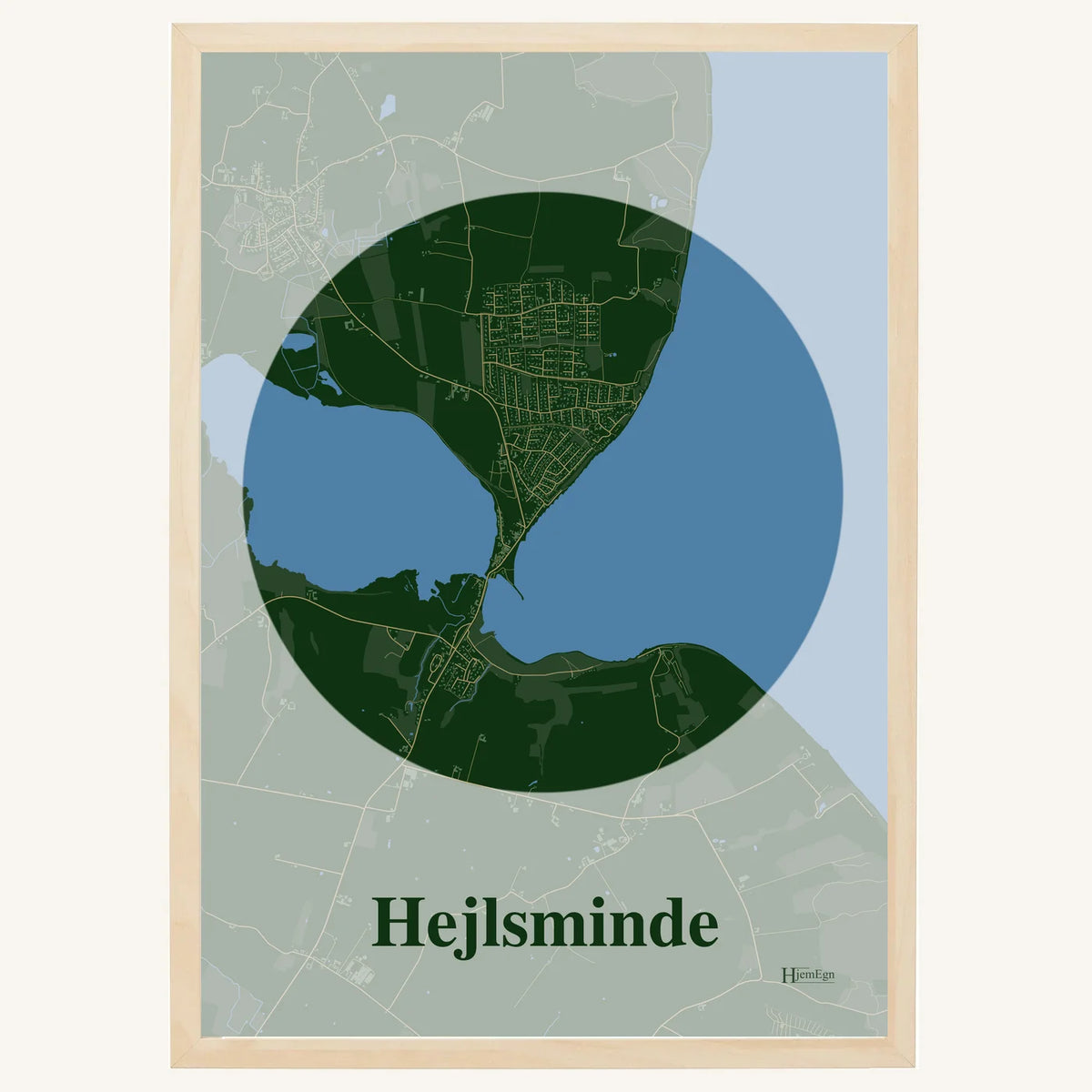 Hejlsminde plakat – Centrum 2026 – Mørk grøn