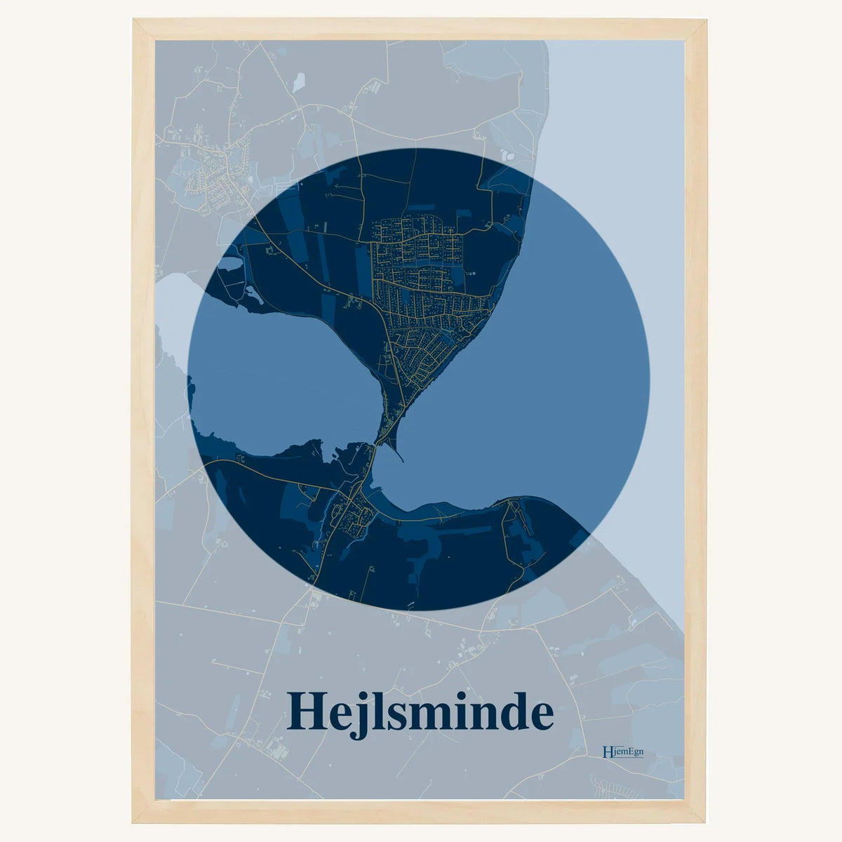 Hejlsminde plakat – Centrum 2026 – Mørk blå