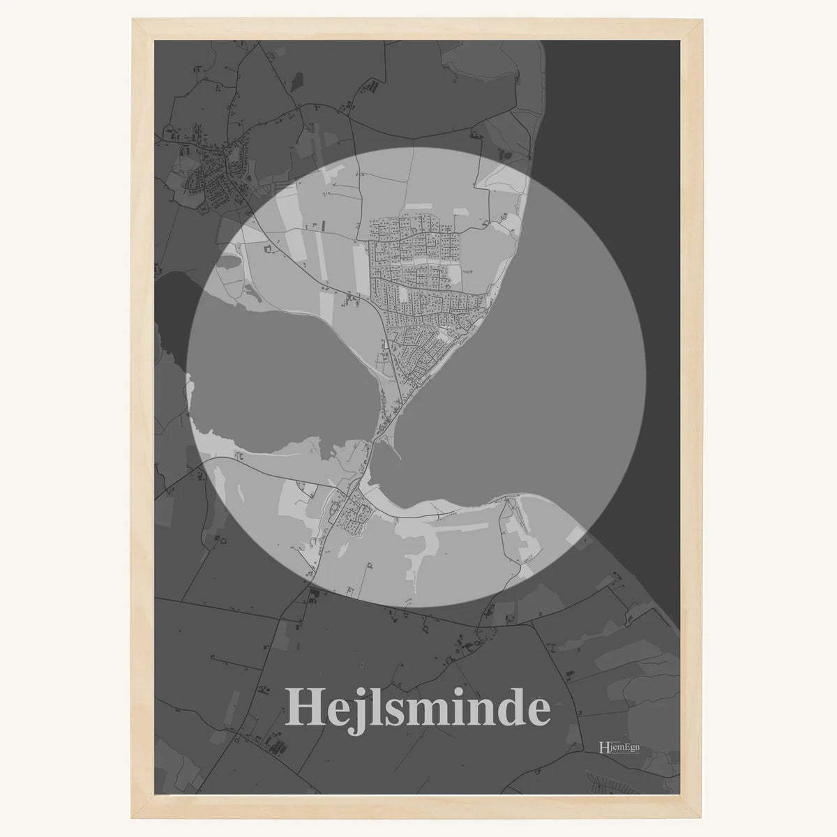 Hejlsminde plakat – Centrum 2026 – Lys pastel grå