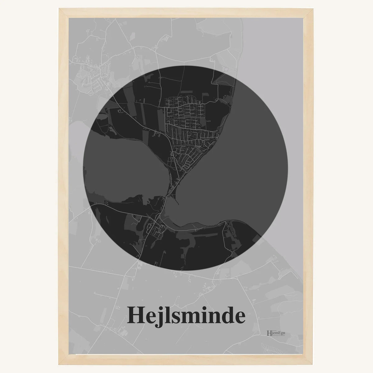 Hejlsminde plakat – Centrum 2026 – Mørk grå